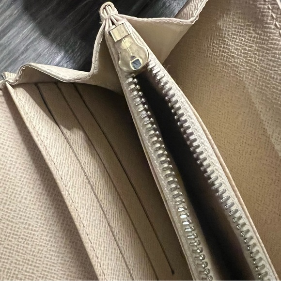 ♥️LOUIS VUITTON Portefeuille Damier Azur Long Sarah Bifold Wallet | PRELOVED!! - Picture 15 of 16